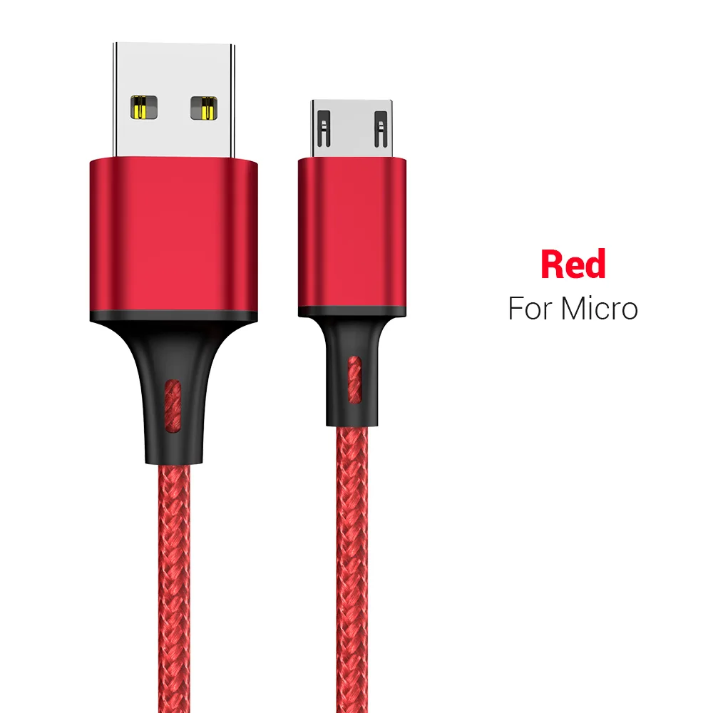 Micro usb KISSCASE кабель для передачи данных USB кабель для iPhone Micro USB кабель для Xiaomi type C USB кабель для samsung Galaxy S10 кабель для быстрой зарядки - Цвет: Micro usb