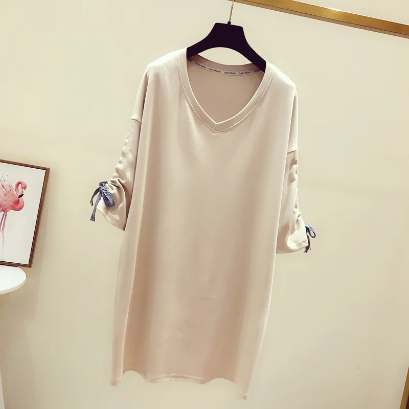 Женская хлопчатобумажная рубашка Повседневная трикотажная с коротким рукавом