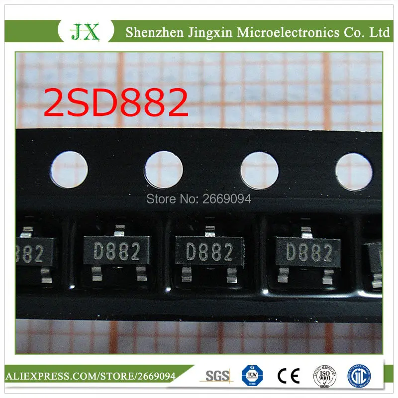 ТРАНЗИСТОР 2SD882 D882 SOT-23 (200 шт./лот) | Электроника