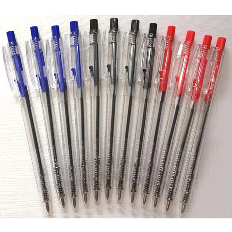 Высокое качество 20 штук черные/красные/синие чернильные шариковые ручки Ручка