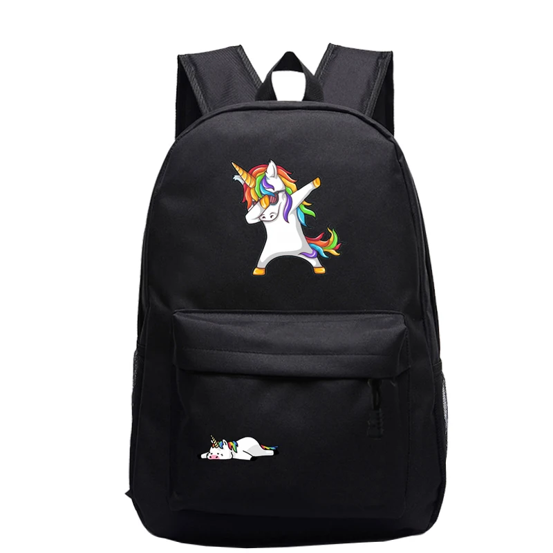 

hot sale cute DAB unicorn backpack men women Boys Girls teens rucksack unicorn printing school Backpack Casual bag