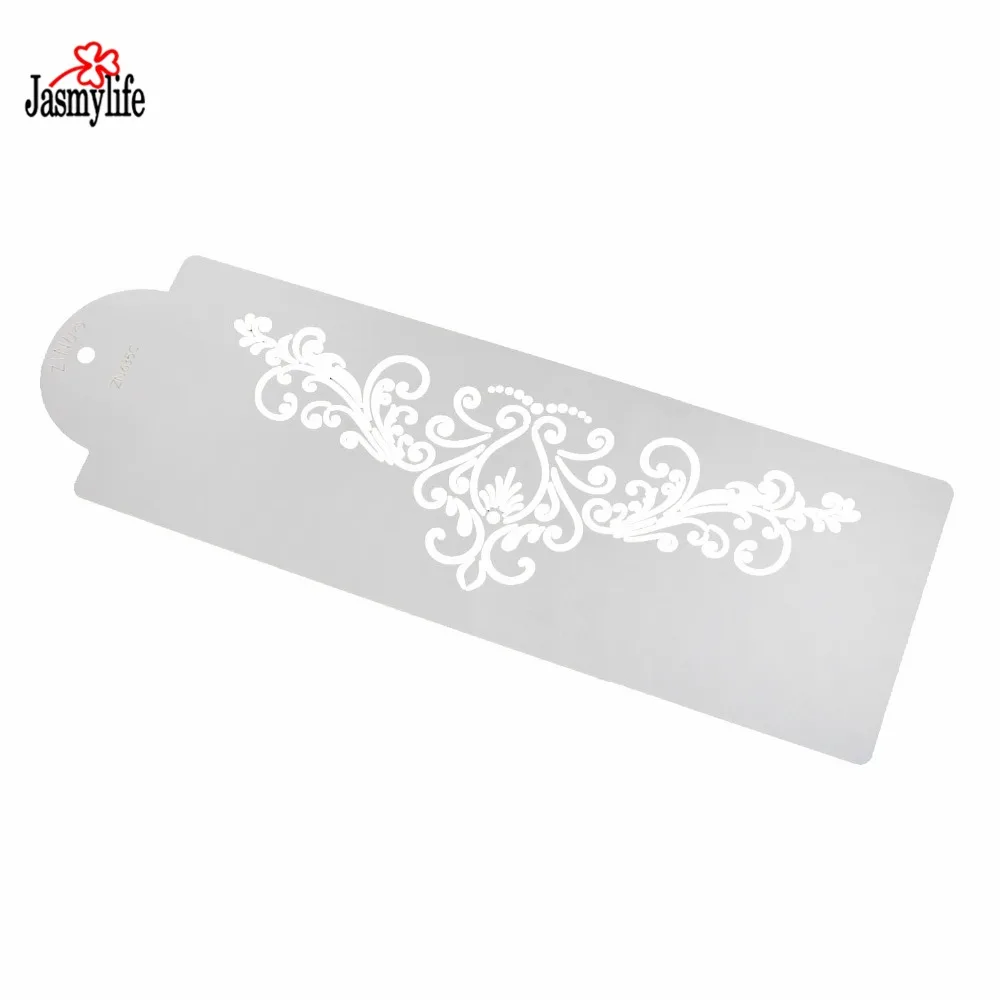 Flower Plantilla Stencil Bakeware 4PCS/SET Baking Fondant Cake Decorating Tools for Cupcake Template Mold Spiral Decoration | Дом и сад