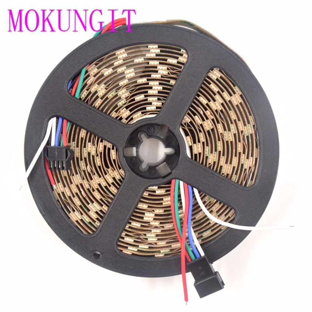 Mokungit 5 м 60 пикселей WS2813 модернизированная WS2812B индивидуально Адресуемая RGB