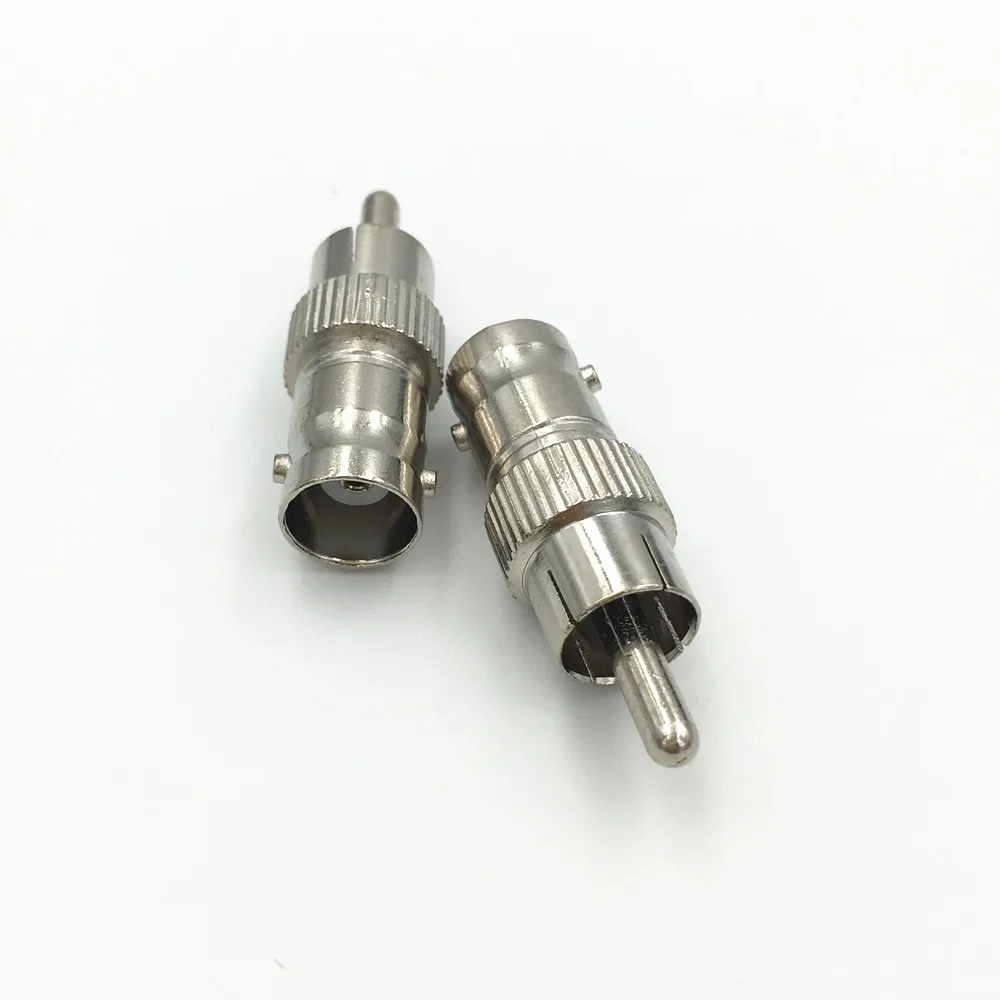 50Pcs RCA Male Jack to BNC Female Plug Coax Adapter Coupler Nickel-Plated Connector | Обустройство дома