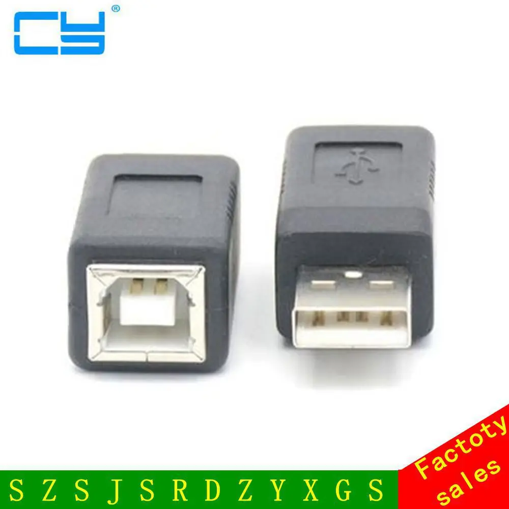 USB мужчины к принтера Женский конвертер головы AM/BF квадратное лицо женщины