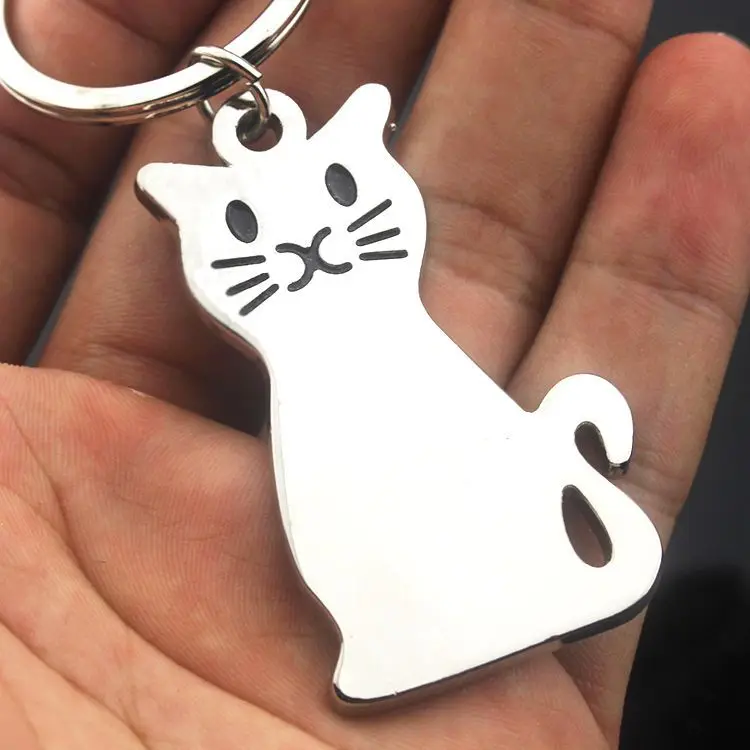 Лидер продаж брелок с котом из мультфильма сумкой аксессуары кольцо для ключей