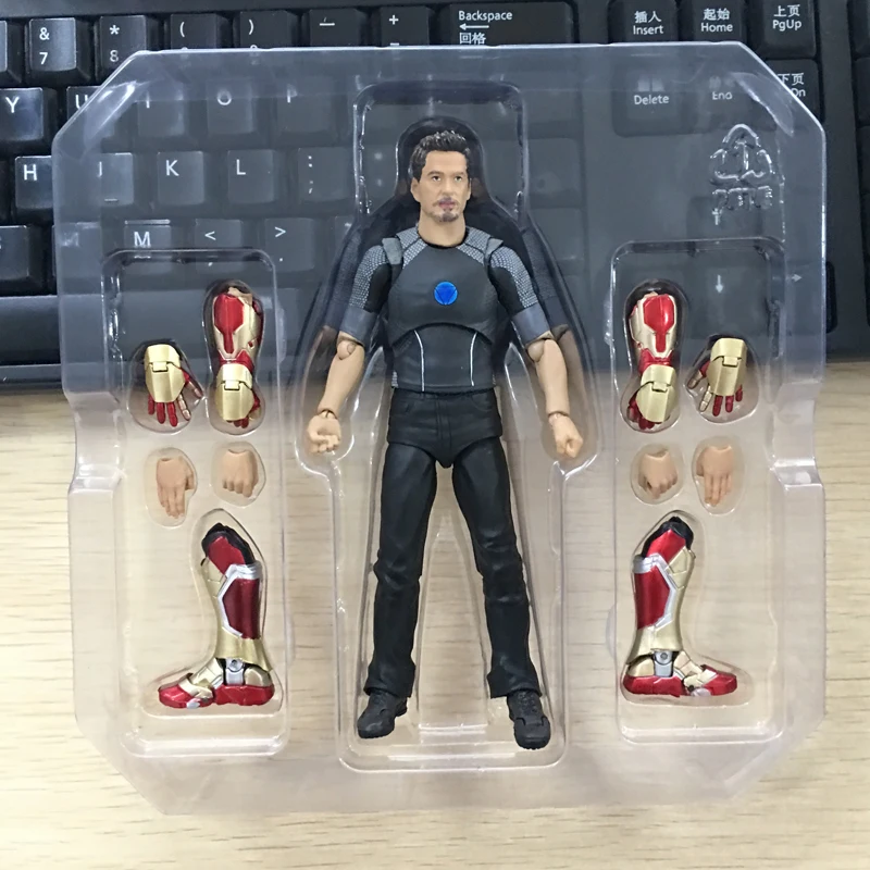 Tony Stark фигурки Marvel Мстители, Железный человек коллекционные игрушки 17 см