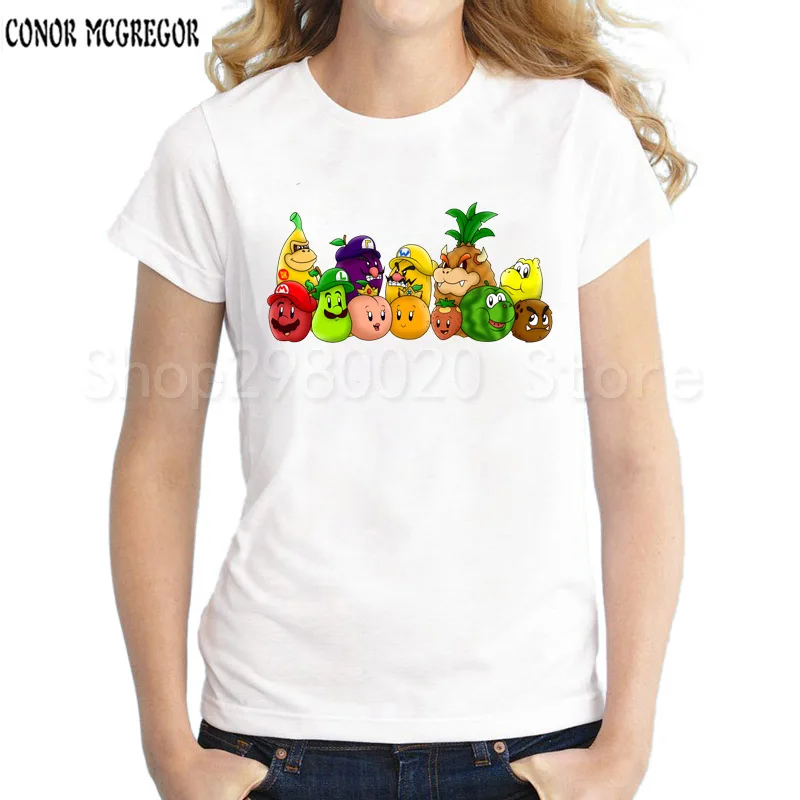 Новинка 2018 летняя футболка для женщин с принтом Super Mario SWAG забавная женская одежда