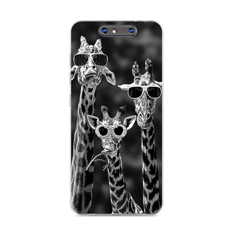 Zte blade v8 Чехол, силиконовый tigon живопись животного Мягкий ТПУ задняя крышка для Zte blade v8 защитный чехол для телефона s оболочка