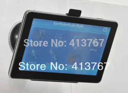 7 Inch Car GPS Navigation + Wireless Rearview Camera Bluetooth AV-IN Bundle latest New Map |