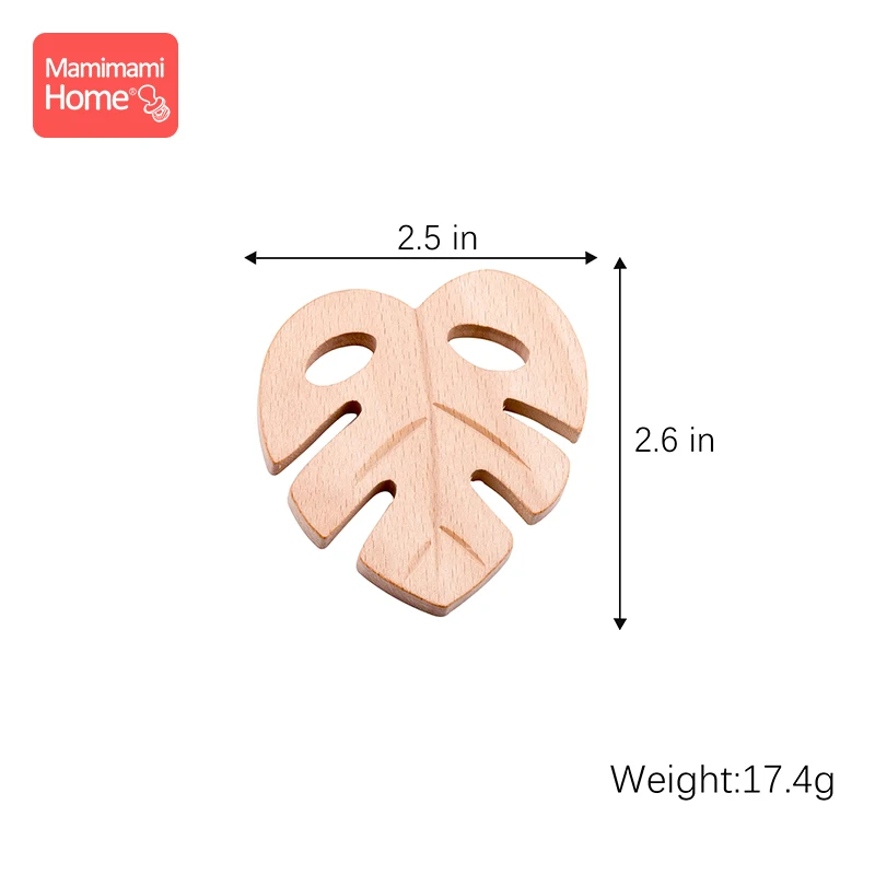 MAMIHOME новый продукт 5 шт./набор клен Форма деревянный Прорезыватель для зубов из