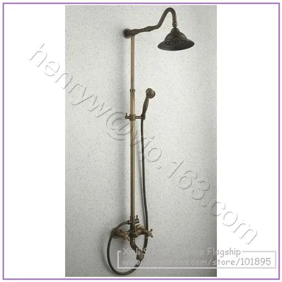 

L15871-роскошный настенный латунный душ с бронзовой отделкой