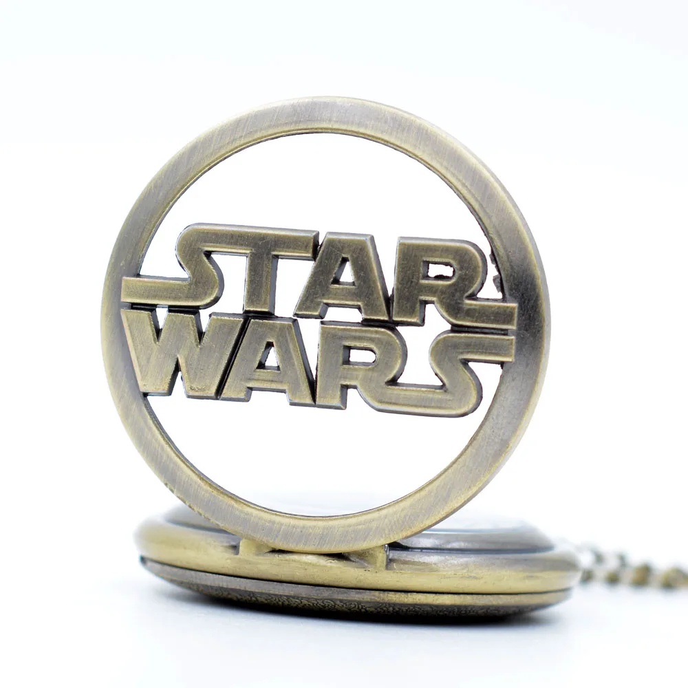 Новые модные кварцевые карманные часы SWTOR с черными Звездными войнами аналоговые