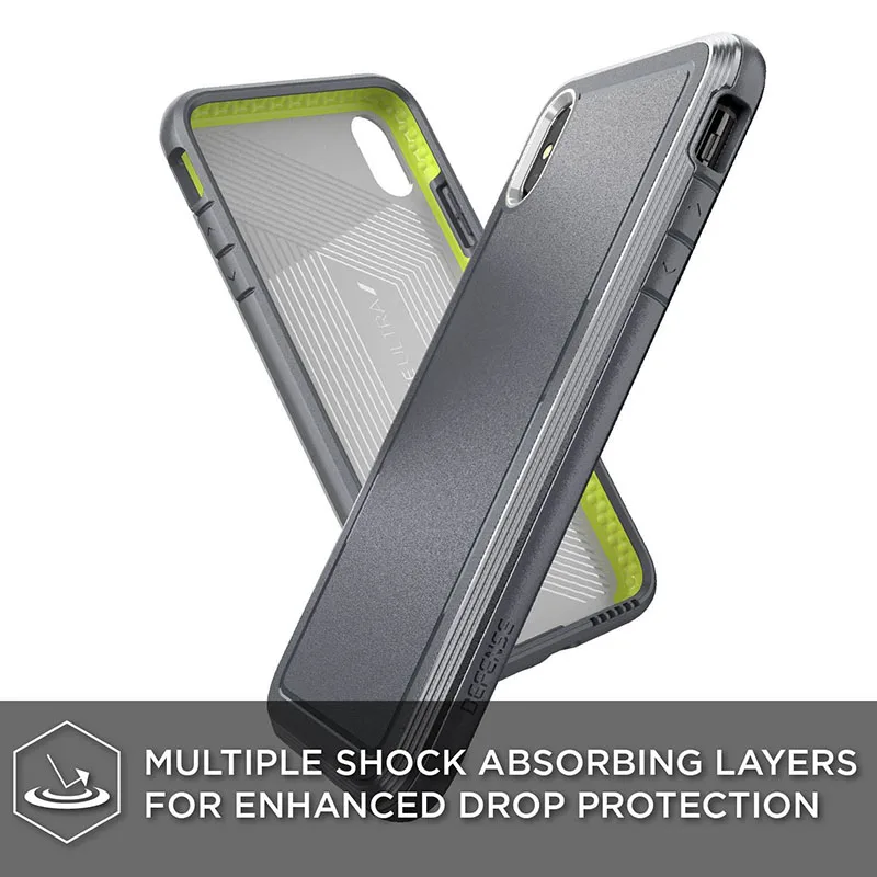 X-Doria Defense Ультра чехол для iPhone XR XS Max военный класс падение протестированный чехол для iPhone XS Max сверхпрочный защитный чехол