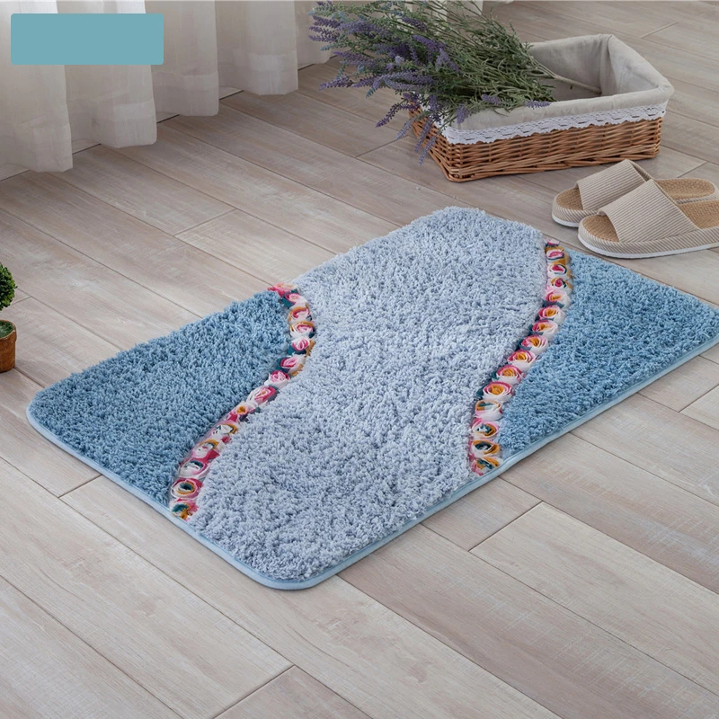 Красивый декоративный 3D ковер для ванной комнаты с цветами розы коврик входной