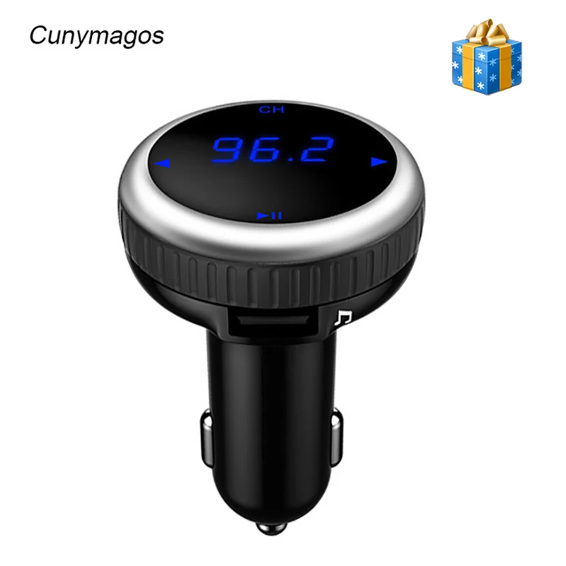 Беспроводной автомобиля Bluetooth MP3 плеер fm передатчик Поддержка TF карты Dual USB
