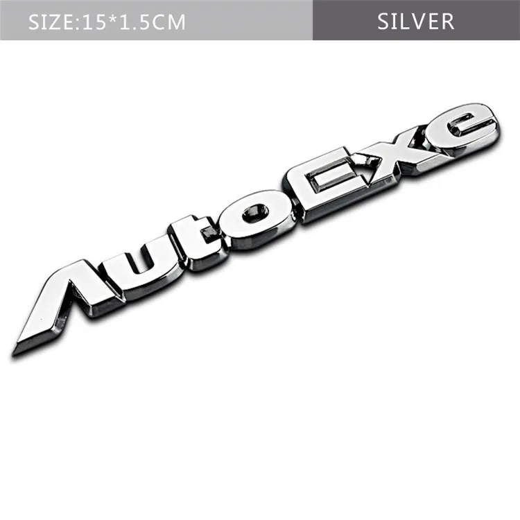AutoExe Autoexe Стикеры для Mazda 3, 4 года, 5, 6, CX-5 CX3 Atenza Axela MX-5 RX8 RX7 323 626 Скорость хромированные аксессуары наружная Декаль значок автомобиля - Название цвета: AutoExe