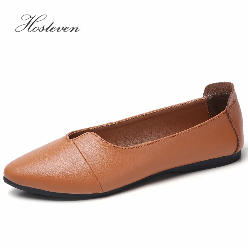 Hosteven/Женская обувь повседневные кроссовки на плоской подошве лоферы из