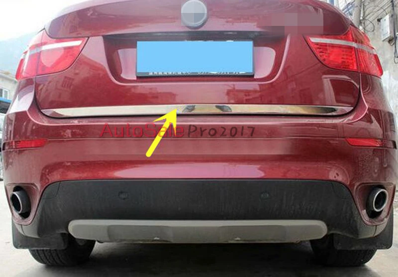 

Хромированная задняя крышка из нержавеющей стали для BMW X6 E71 2009 2010 2011 2012 2013 2014