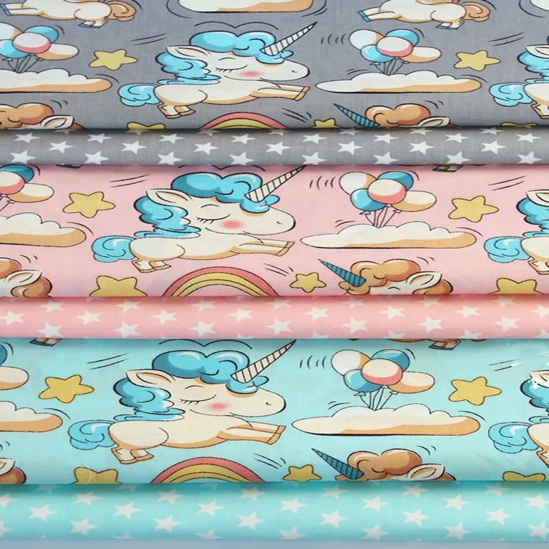 50x160 см Новый бренд дизайн Единорог Летающая лошадь животное звезда печатная 100%