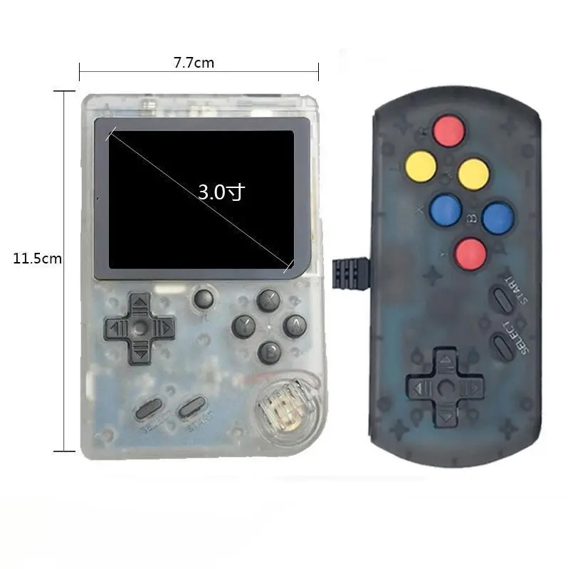 TRC add gamepad Ретро FC 168 игровая консоль VS BittBoy Ретро игры мини портативные плееры 8 бит классический геймпад встроенный в 168 классические-FC игры - Цвет: TRC add gamepad