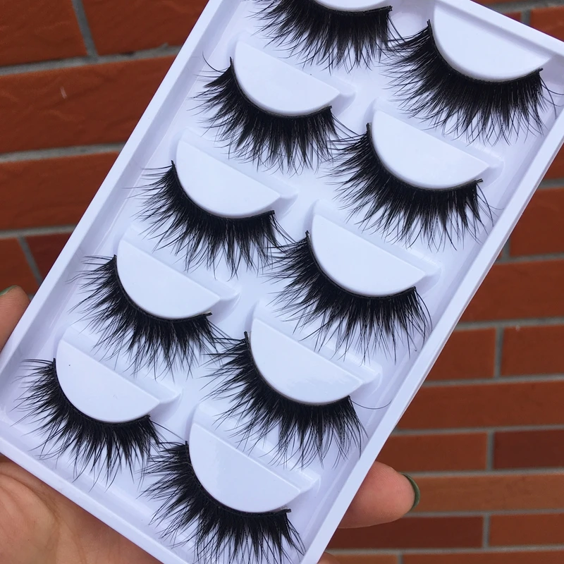 5 пар хлопковые накладные ресницы для макияжа|cross false eyelashes|thick fake eyelashesfake eyelashes |