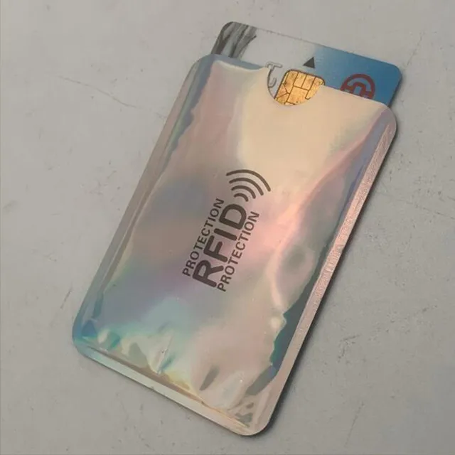 10pcs Style 7 10 шт. Анти Rfid Блокировка ридер замок банк держатель для карт ID банковский чехол для Карт Rfid защита металлический кредитный держатель для карт Алюминий - Цвет: 10pcs Style 7