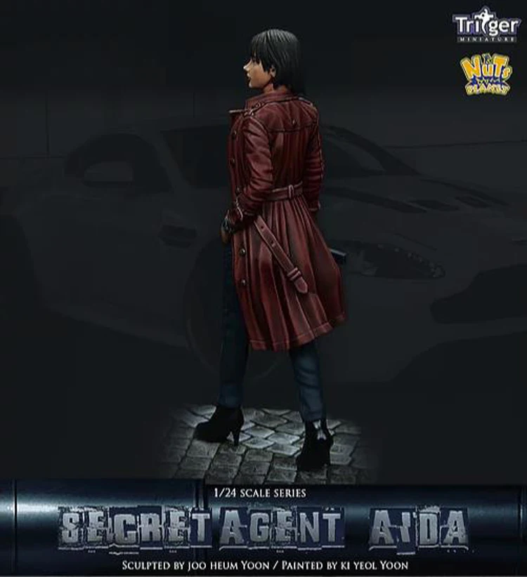 1:24 модельная фигурка из смолы Secret Agent Aida R157 | Игрушки и хобби