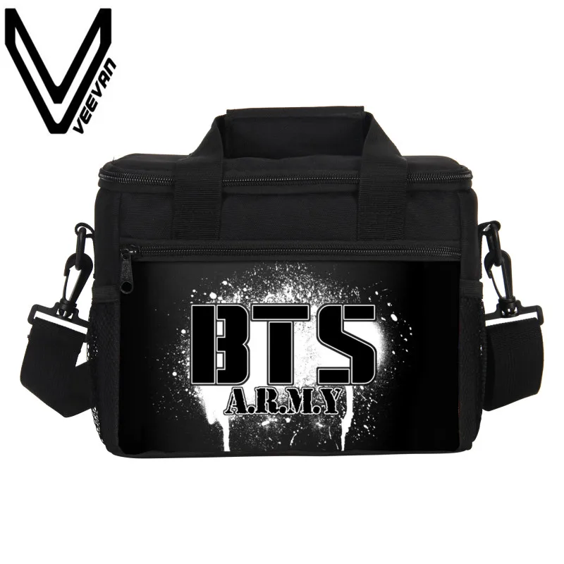 VEEVANV 2017 hot blast bulletproof boy scout 3D printer insulated lunch bag Oxford BTS go outing box | Багаж и сумки
