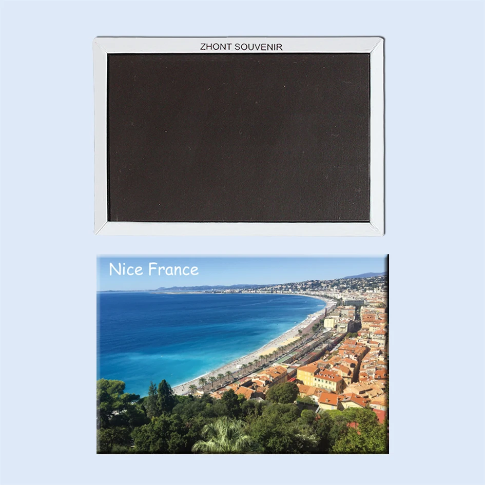 Прямоугольные магниты Франция приятный туристический магнит для холодильника