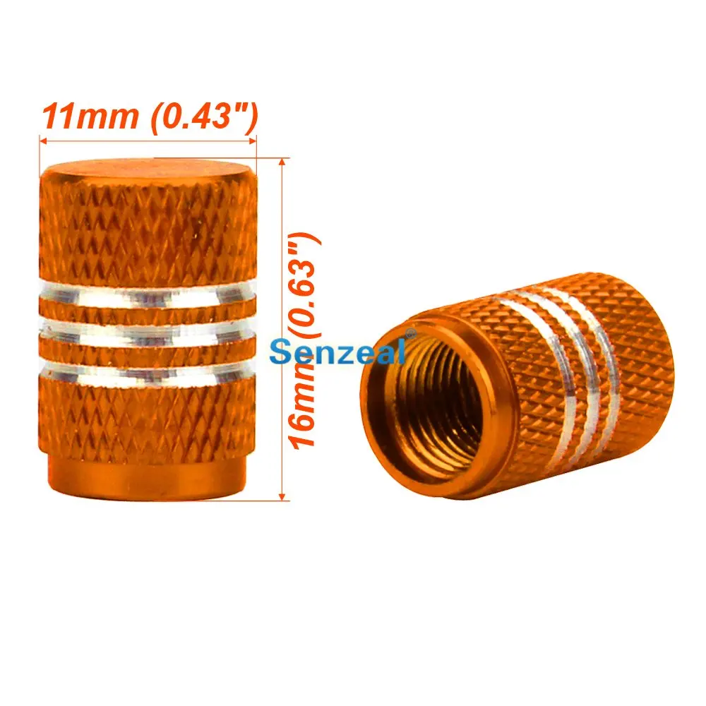 Колпачки для воздушных клапанов автомобильных шин 5 шт. Круглые 8 цветов