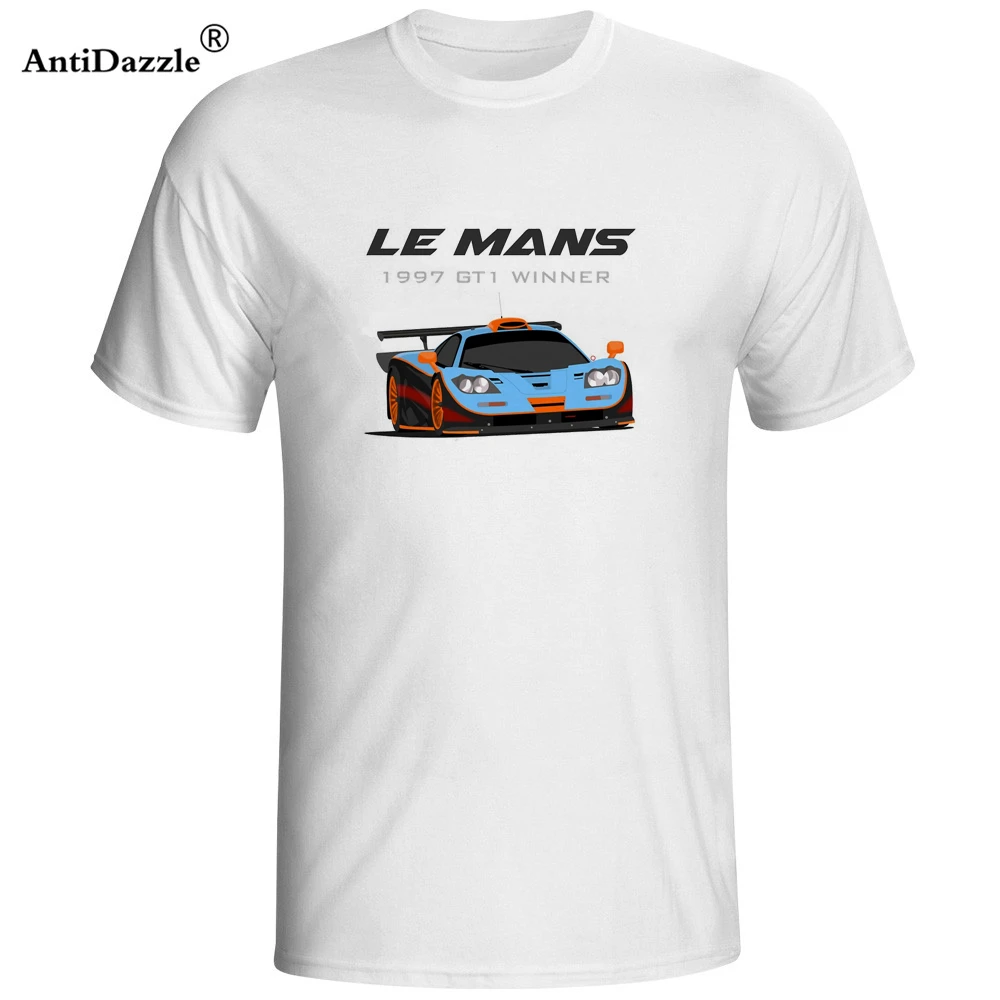 Antidazzle 2017 Мужская крутая футболка с изображением автомобиля Le Mans Champion мужские