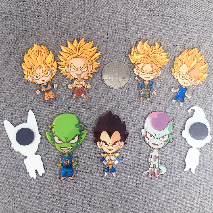 Милый мультфильм dragonball серии магниты на холодильник высококачественная акриловая краска магниты на холодильник Dragon Ball Z фильм магниты на холодильник