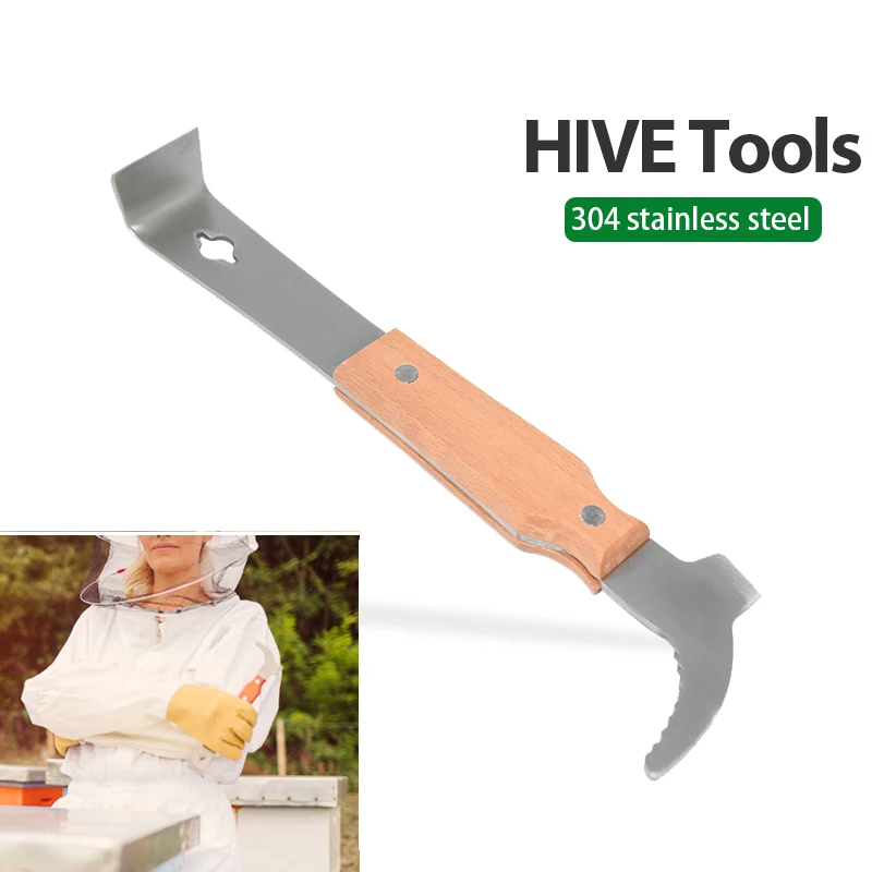 Инструменты для пчеловодства изогнутый хвост J крюк Улей из нержавеющей стали