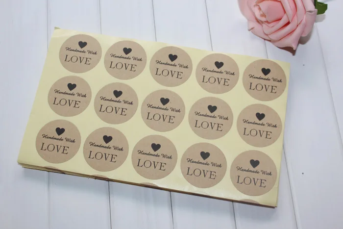 В наличии спасибо наклейки для выпечки сделай сам круглые 1 5 дюйма 38 мм 600 шт. в