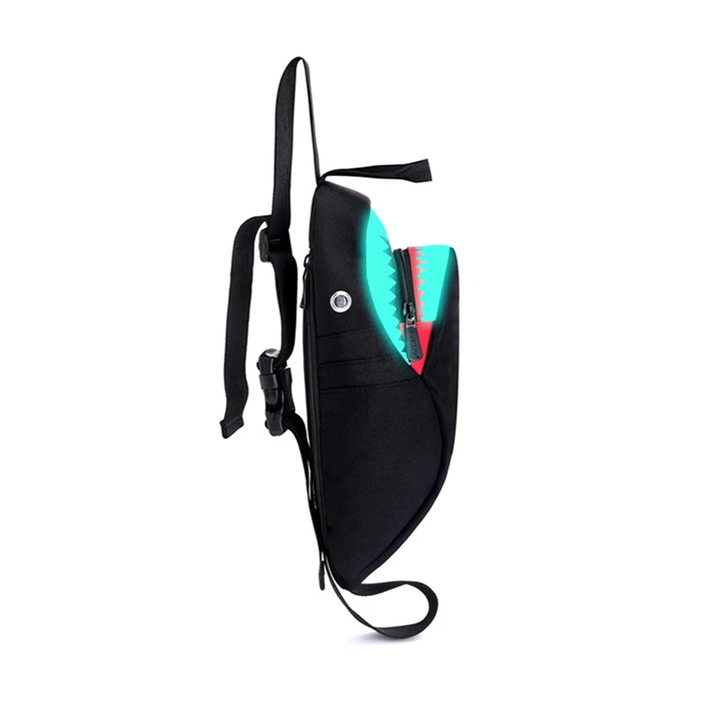 Рюкзак Антивор из ткани Оксфорд для мужчин и женщин нагрудная сумка с USB зарядкой