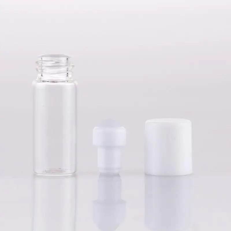 2ml 3ml 5ml roll on roller bottles for essential oils roll-on refillable perfume bottle with white lids F20173497 | Красота и
