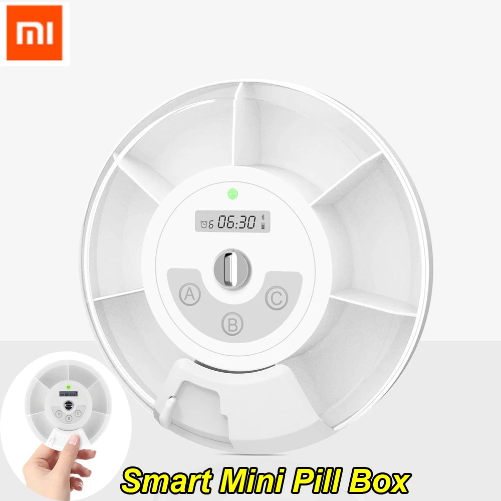 Xiaomi ZAYATA Smart мини пилюля портативная туристическая таблетница подключается к