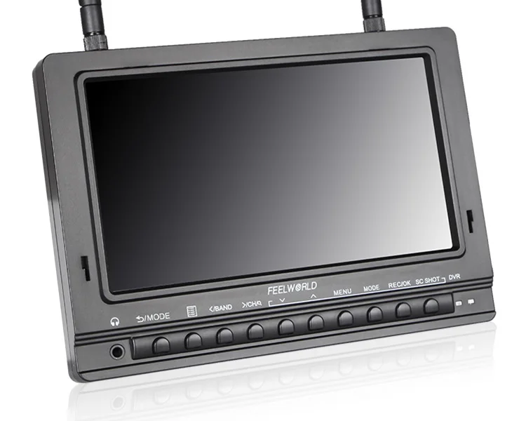 FEELWORLD pvr733 7 дюймов FPV системы Мониторы с DVR Funtion и двойной 5.8 Г 32CH разнесенного