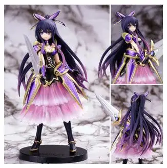 Новинка 2015 фигурки японского аниме 17 см из ПВХ с датой и прямиком Tohka Yatogami игрушки