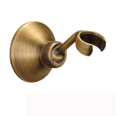 Antique Brass 5 цветов сиденье для душа ручной Твердый латунный настенный круглый держатель для душа Золотой/античная латунь - Цвет: Antique Brass