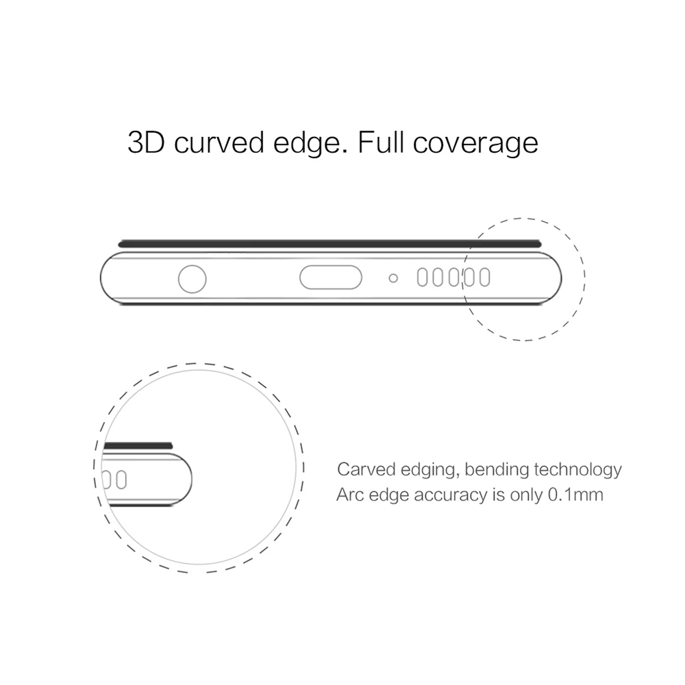 Защитная пленка Nillkin для Samsung Galaxy S10 закаленное стекло полное покрытие 3D CP + Max |