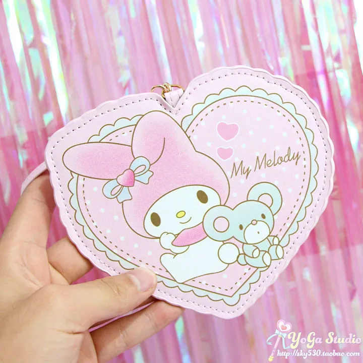 Мультфильм Япония hello kitty My Melody Cinnamoroll пудинг собака Маленькие близнецы звезды автобус карта Студенческая карта чехол Брелок багажная бирка