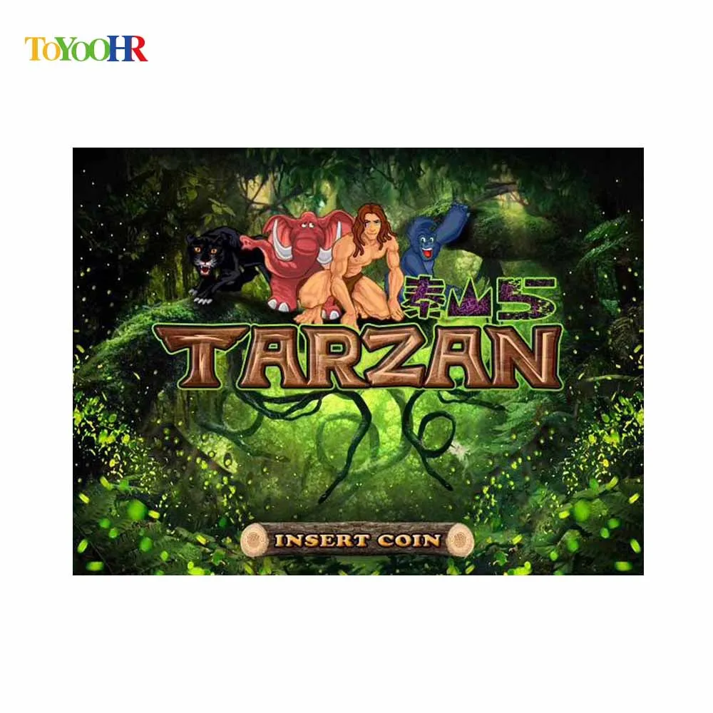 Мульти игра Тарзан 5/блок управления процессом для игр казино видео слот машина для продажи