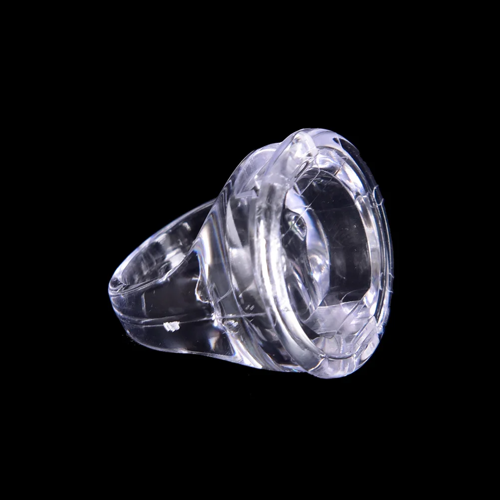 1PC New Tattoo Pigment Ink Ring Cups Eyelash Extend Glue Holder Container With Lid Cover Cap Permanent Makeup Microblading Tool | Красота и