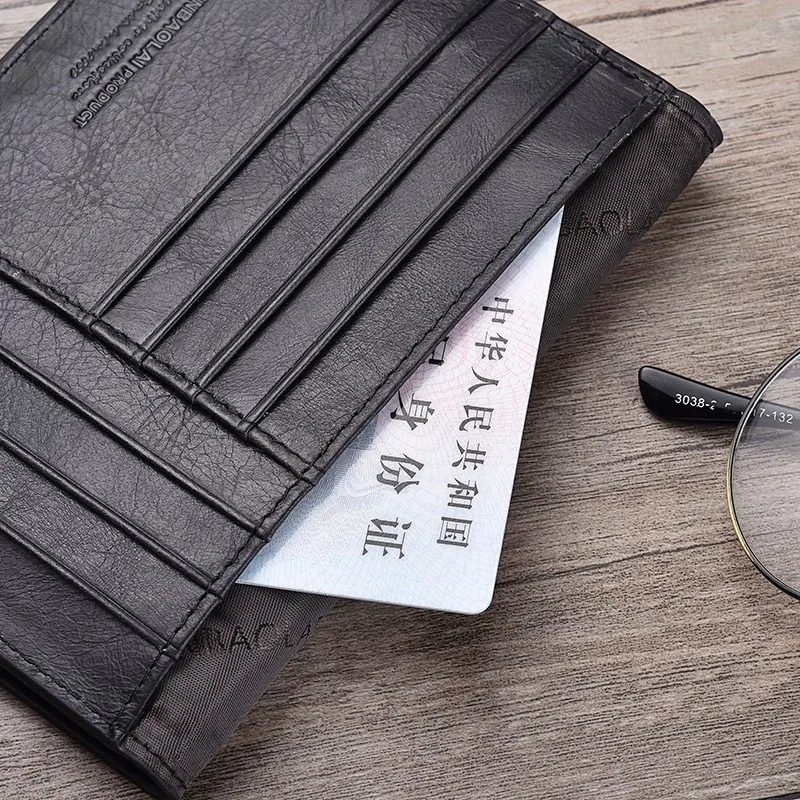 JINBAOLAI натуральная кожа Обложка для паспорта мужские чехлы дорожный кошелек
