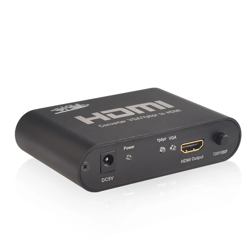 EKL High quality VGA/YPbPr to HDMI Converter VGA or YPbPr converter hdmi support 1080p |