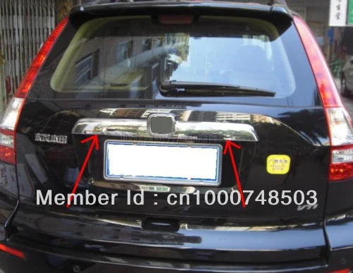 Для Honda CRV CR V 2007 2008 2009 2010 2011 ABS хромированная Задняя Крышка багажника новая