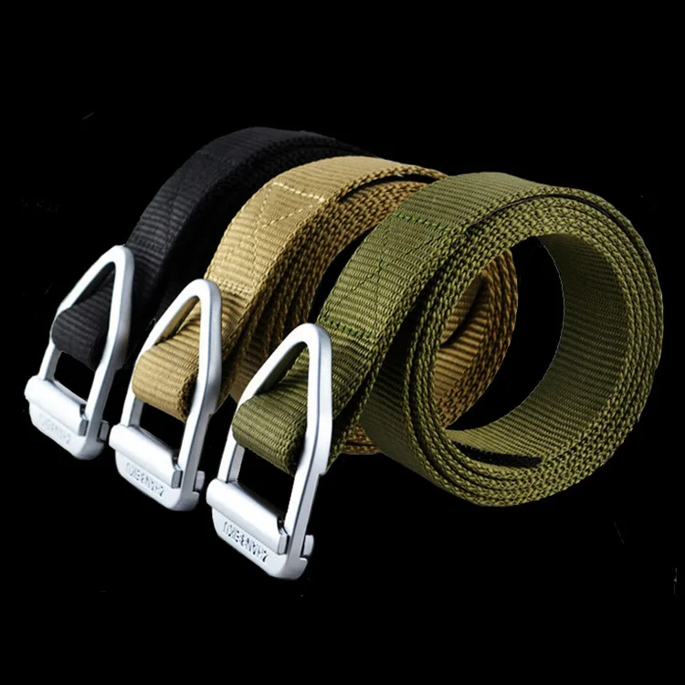 Ремень военный тактический мужской плетеный нейлоновый пояс в стиле милитари