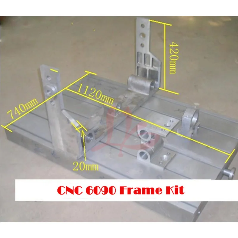 Станок для гравировки XYZ Axis 600*900*80 мм зажим шпинделя 80 рама 6090 Алюминиевый